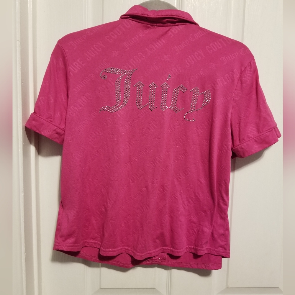Juicy Couture Sleepwear Shirt Women's Size M Color Pink - Picture 2 of 7